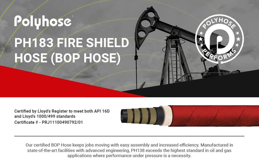 Polyhose Fire Shield BOP Hose